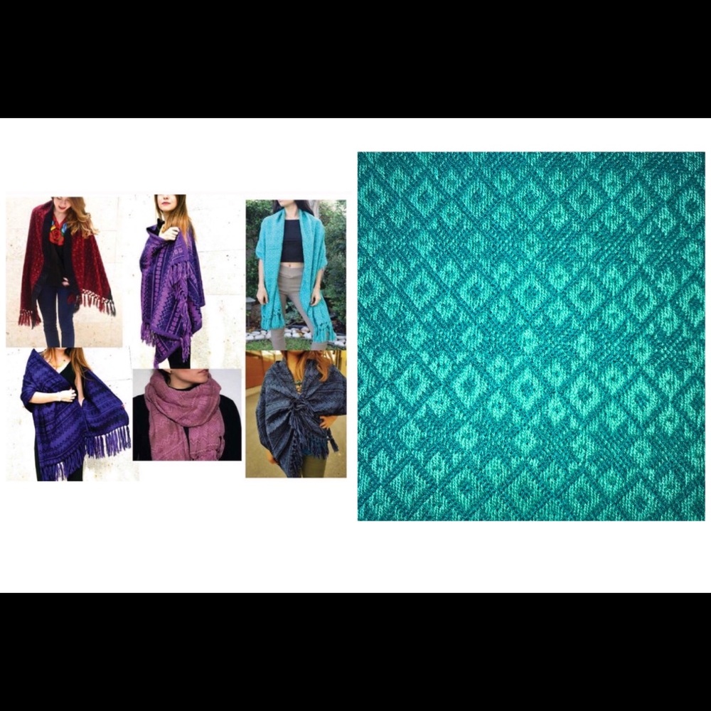 Aqua Shawl/Pashmina/Scarve